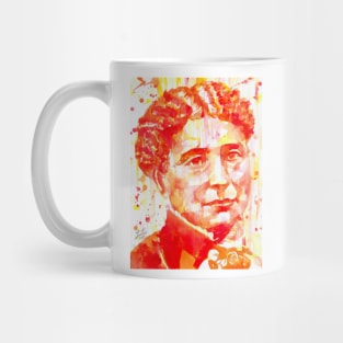 AMELIA BLOOMER watercolor portrait Mug